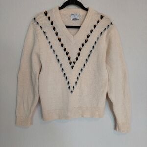 Sears Sportwear‎ Vintage Wool Blend Sweater Size Small